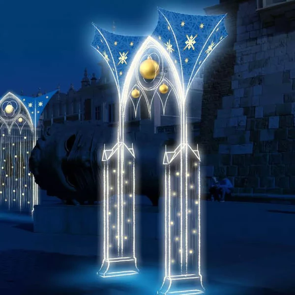 Cracow City Christmas and New Year decorations